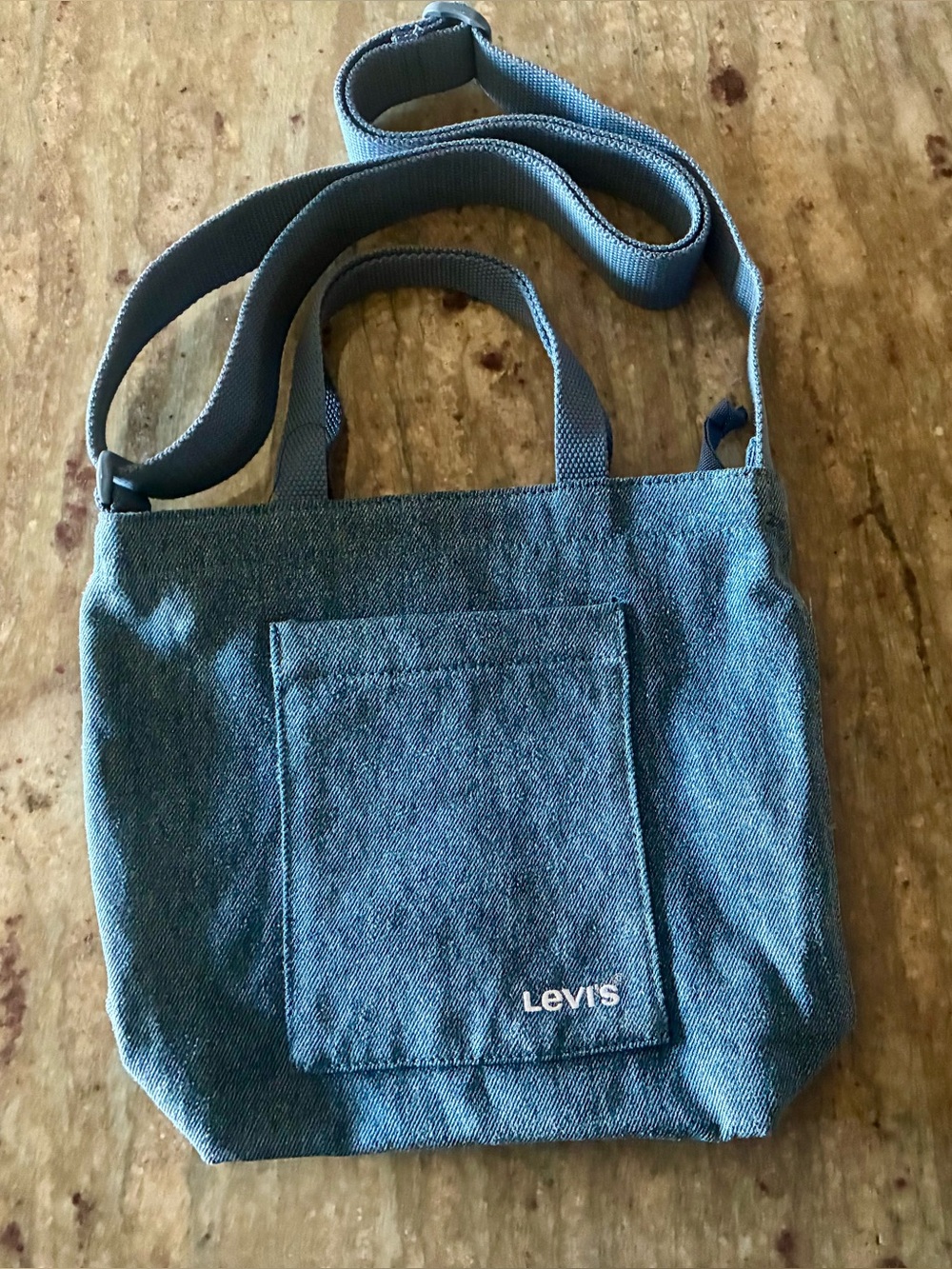Levi's Light Blue Denim Mini Tote